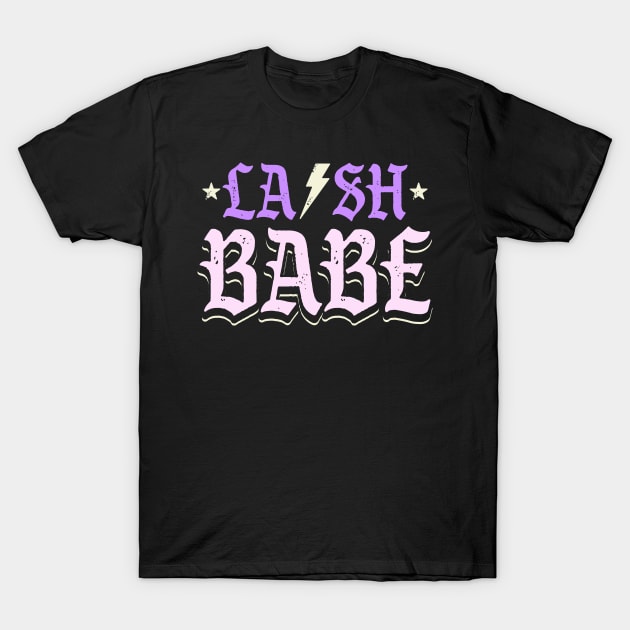 Lash Babe T-Shirt by maxcode